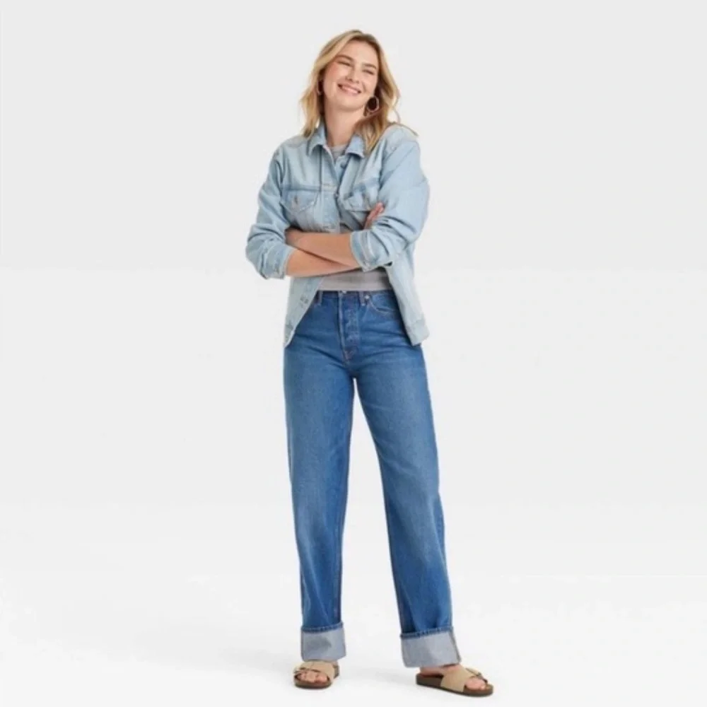 Universal Thread mid-rise 90s baggy Jeans size 6 NWT - Picture 3 of 14